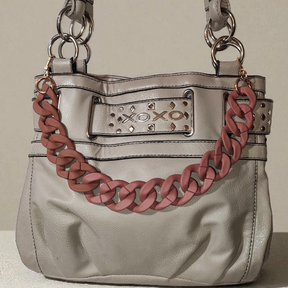Acrylic Chunky Sim Wood Bag Purse Chain